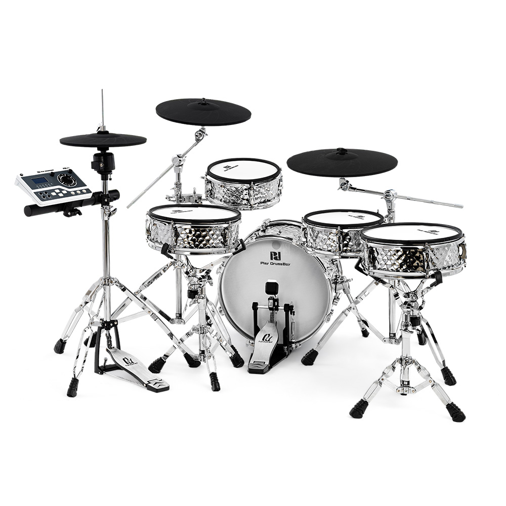 Mesh Drum Pad 12 Inch - Electronic Compact Portable 10/12 Inch Double