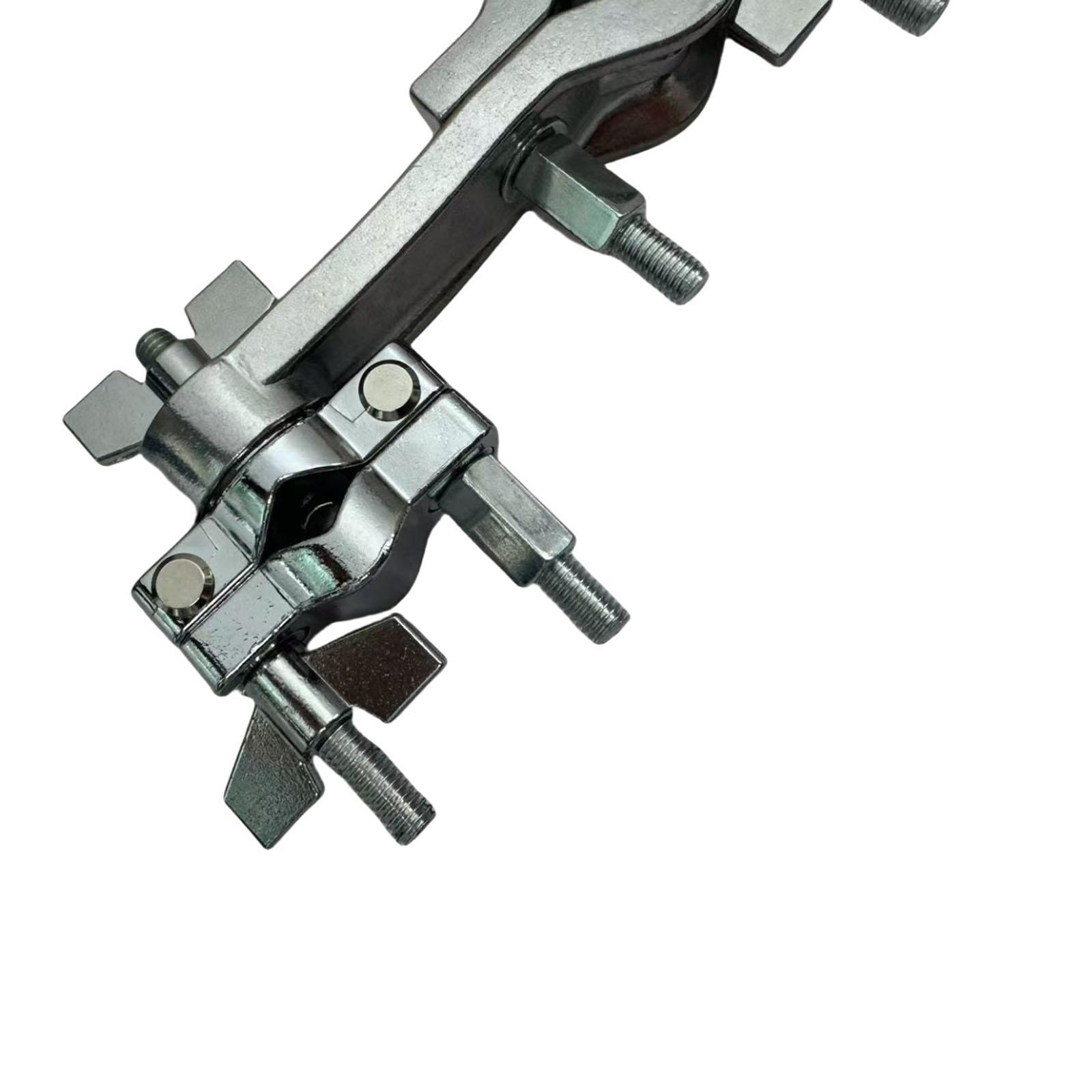 Electronic Drum Rack Stand - Multifunctional Double Drum Clamp Rotatable Metal