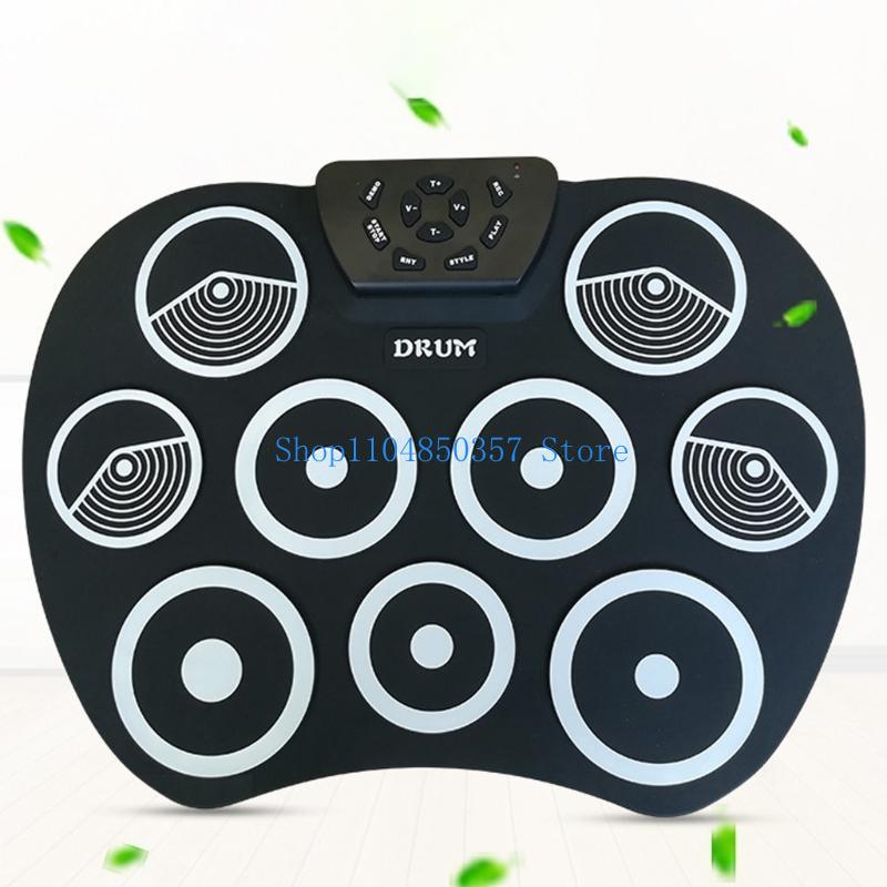 Bộ trống cuộn 652F có giắc cắm - đánh giá và giá Electronic Drum Kit For Kids