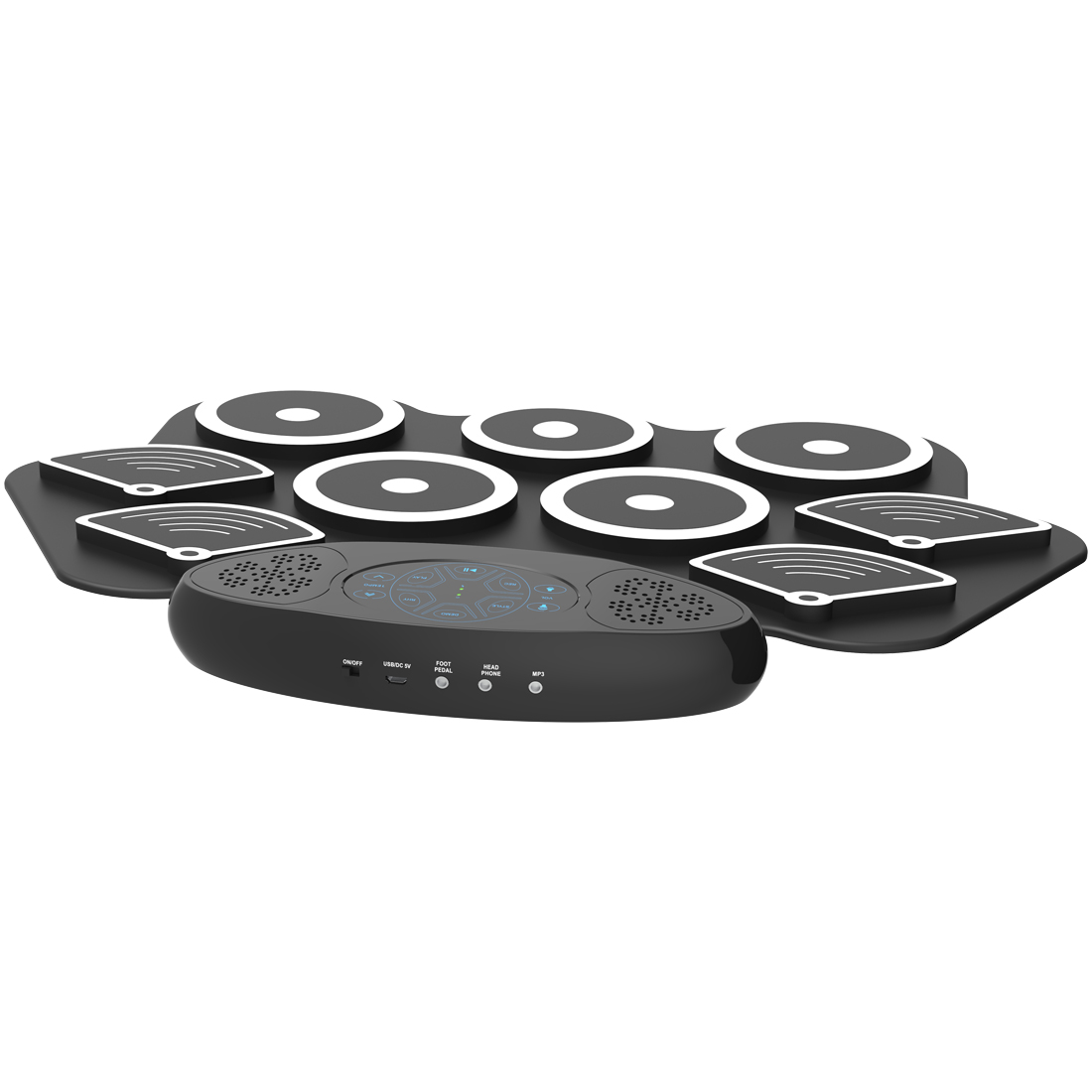 Portable Roll up Electronic Dr - đánh giá và giá Electronic Drum Set Roll Up