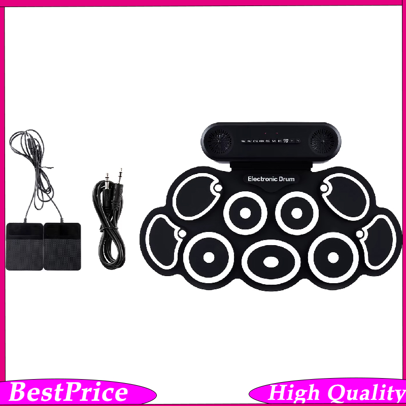 Electronic Drum Set USB Roll-U - đánh giá và giá Electronic Drum Set Roll Up