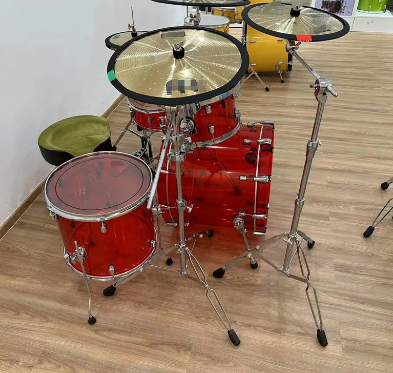 Customizable 5-drum and 4-cymb - đánh giá và giá Electronic Drum Kit For Kids