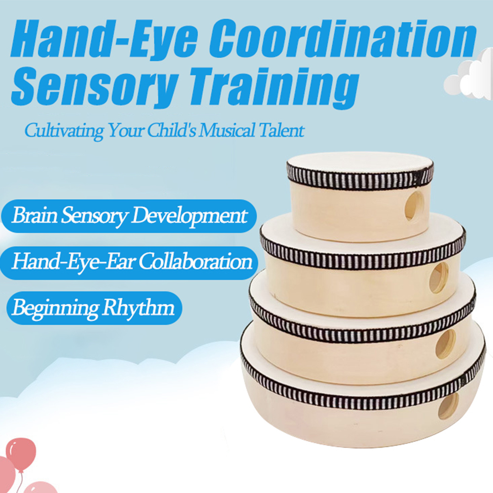 Wooden Hand Drum Tambourine Ki - đánh giá và giá Electronic Drum Kit For Kids