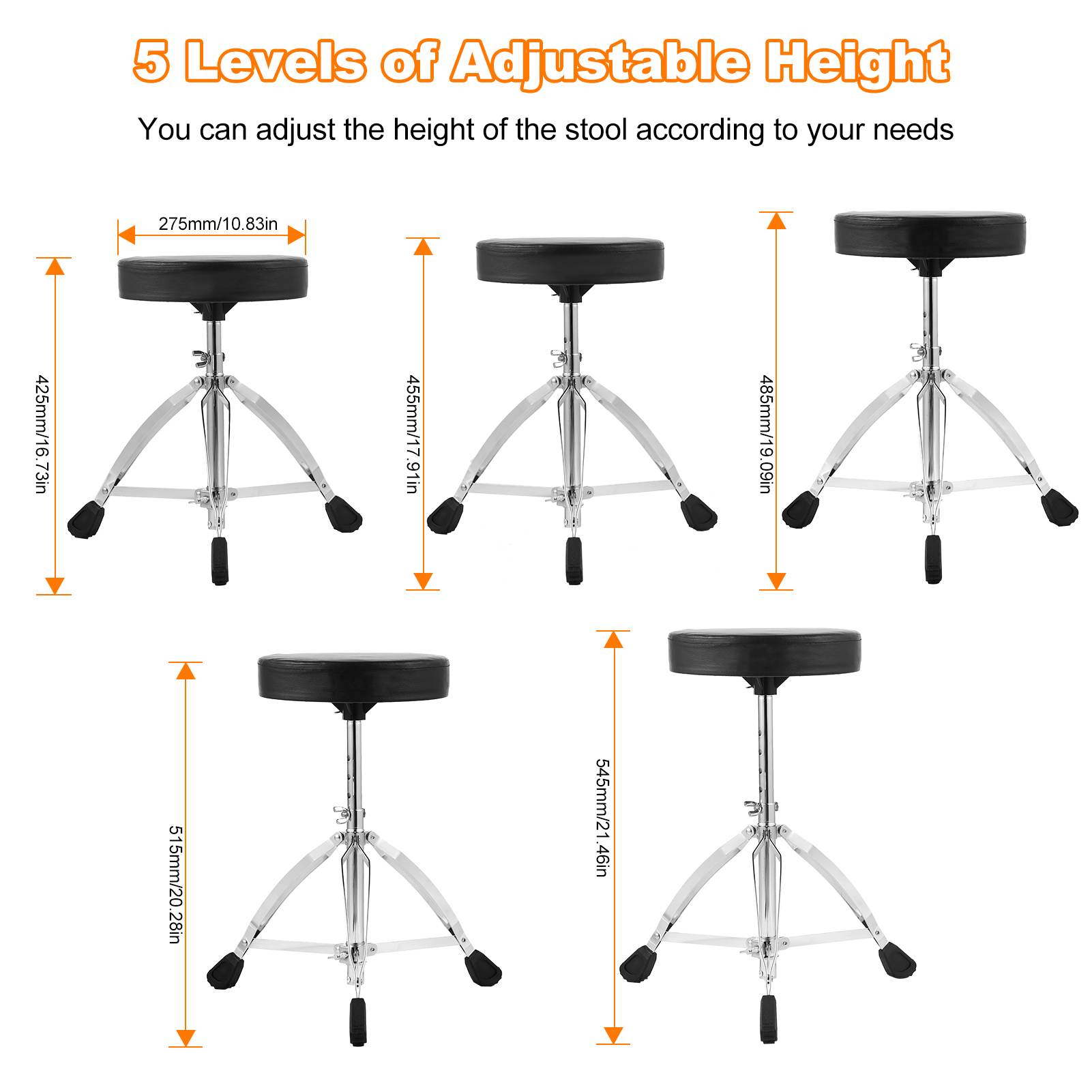 AROMA Universal Drum Throne Ro - đánh giá và giá Drum Throne Adjustable