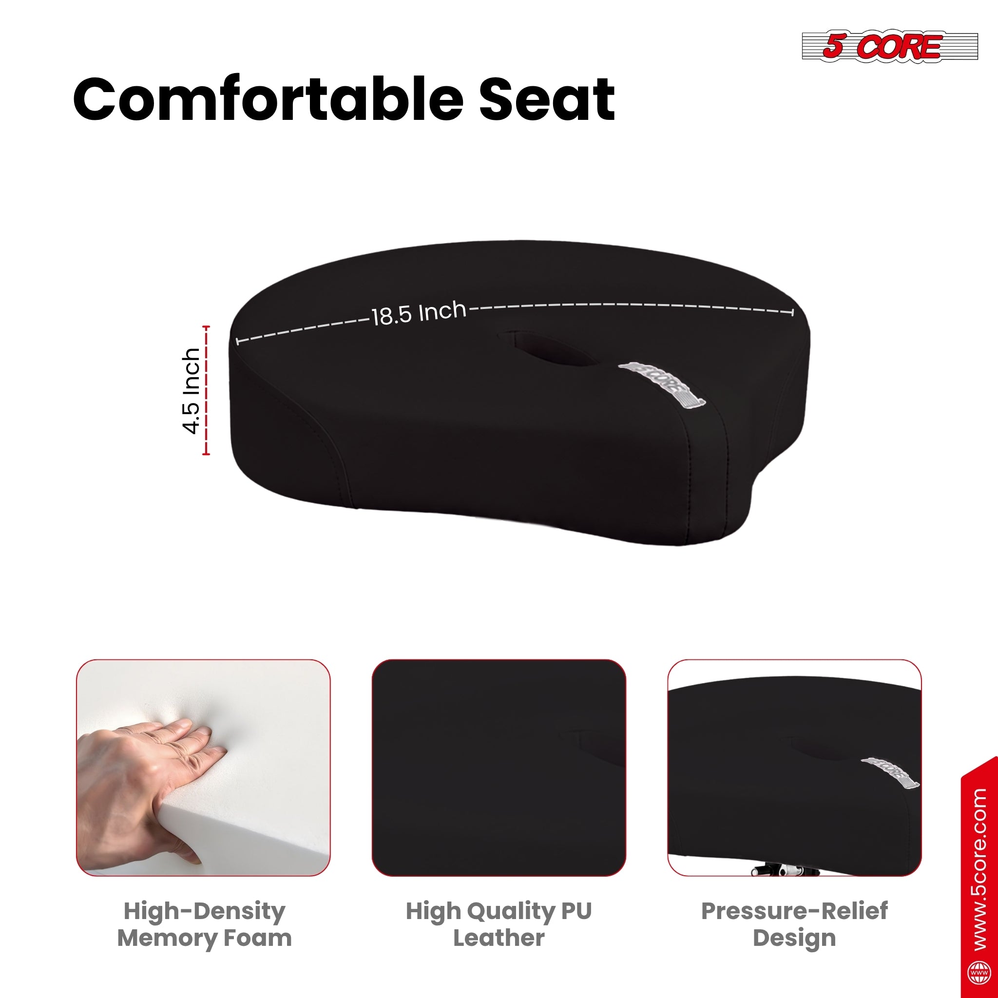 5 Core Drum Throne Padded 4